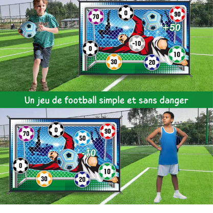 Kit de Football pour Enfants – Le Jeu d'Activité 2-en-1 (Intérieur & Extérieur)