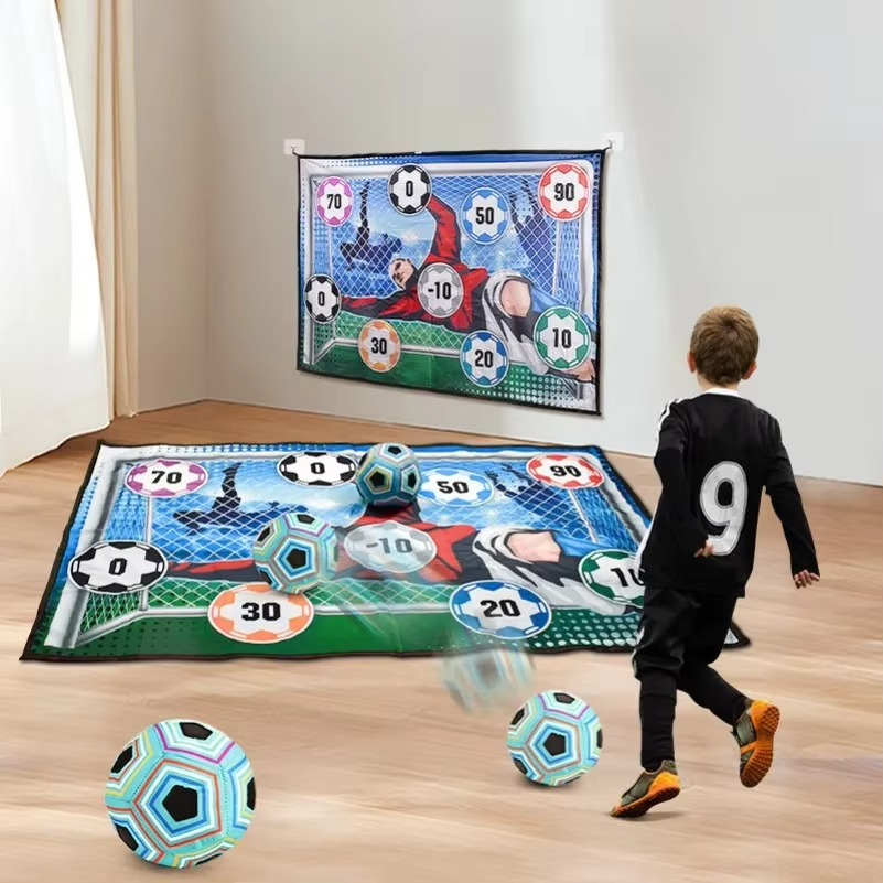 Kit de Football pour Enfants – Le Jeu d'Activité 2-en-1 (Intérieur & Extérieur)